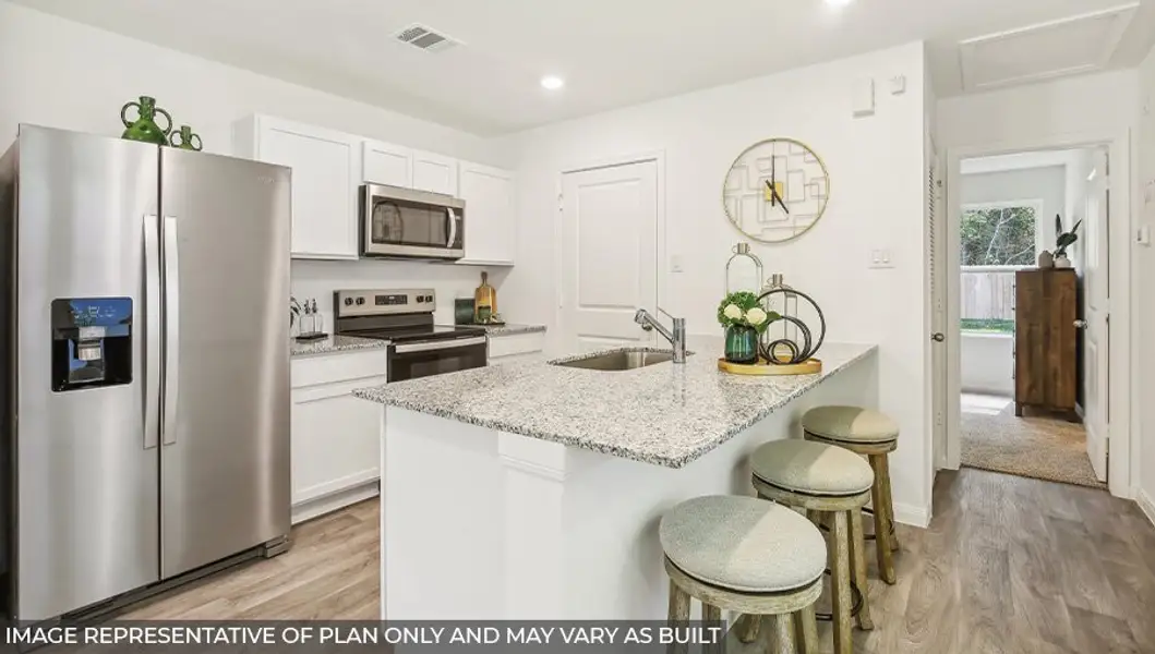 Furnished interior view inside a new home in Sonora, San Antonio (Image 4).