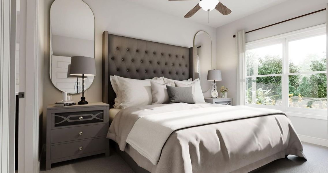 Representative furnished interior of a home built from the Aspen by Parkside Builders in The Woods, Gallatin (Image 11).
