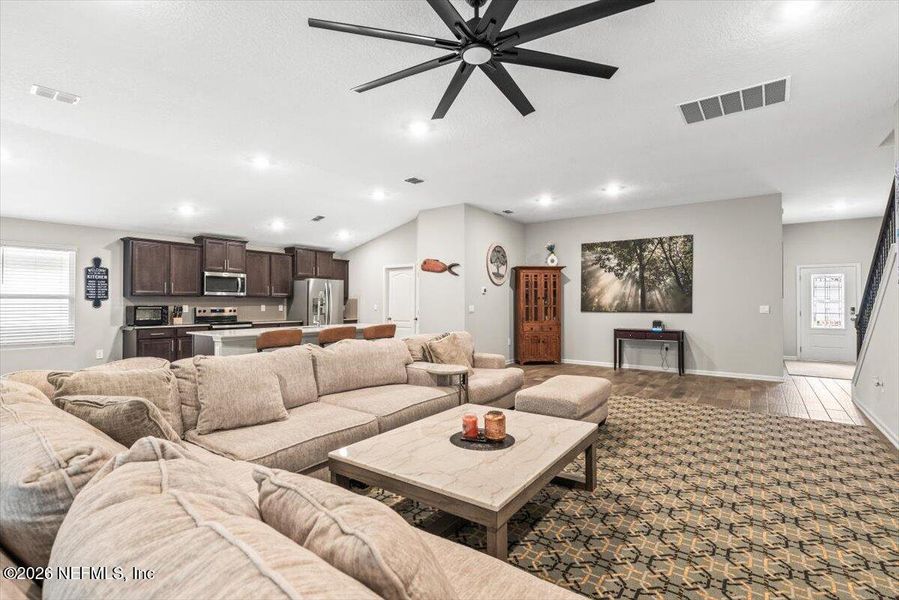 Furnished interior view inside a new home in Pecan Ridge, Jacksonville (Image 9).