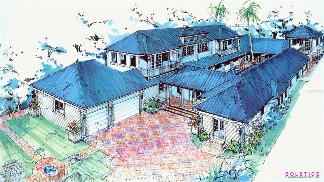 Exterior rendering of this home design in , Sarasota, FL (Image 3). Exterior rendering of this home design in , Sarasota, FL (Image 3).