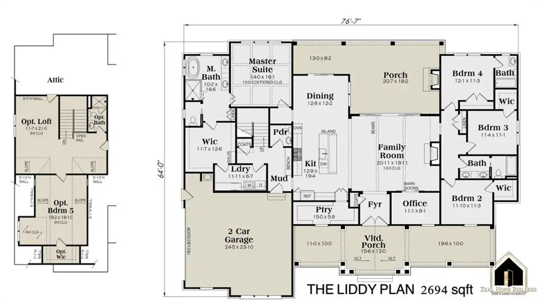 2D floor plan layout of this home in , Weatherford, TX (Image 3).