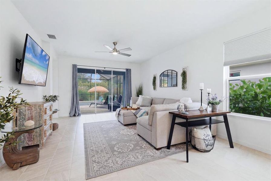 Furnished interior view inside a new home in Palmero, Nokomis (Image 17).