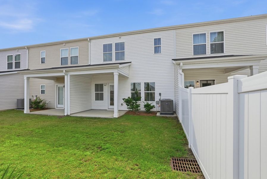 Exterior details and patio area of a home in , North Charleston (Image 3).