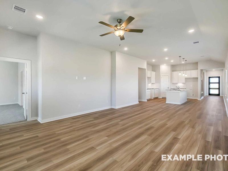 Representative unfurnished interior of a home built from the The Riviera A by Davidson Homes LLC in Sunterra, Katy (Image 9). Representative unfurnished interior of a home built from the The Riviera A by Davidson Homes LLC in Sunterra, Katy (Image 9).