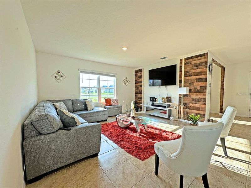 Furnished interior view inside a new home in , Harmony (Image 13).