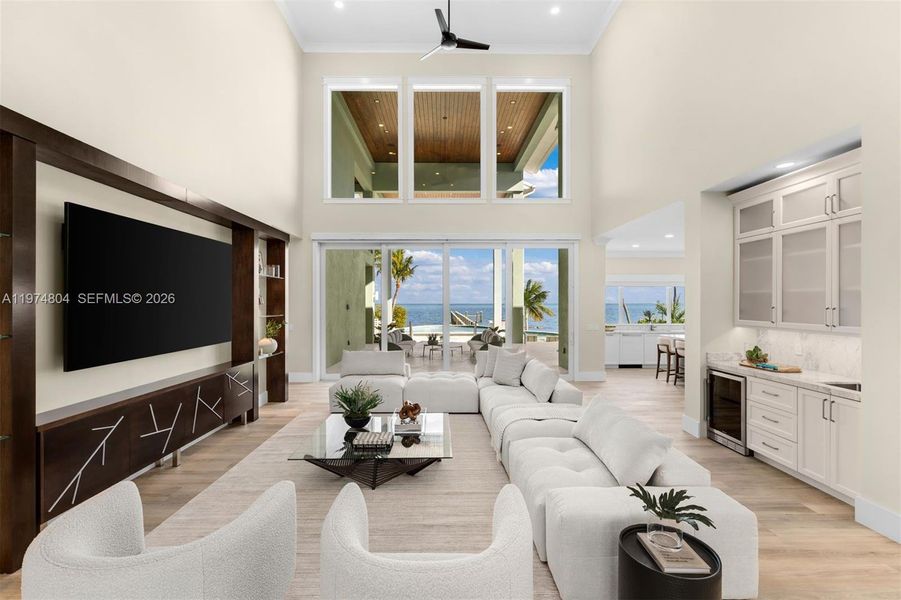 Furnished interior view inside a new home in , Tavernier (Image 35).