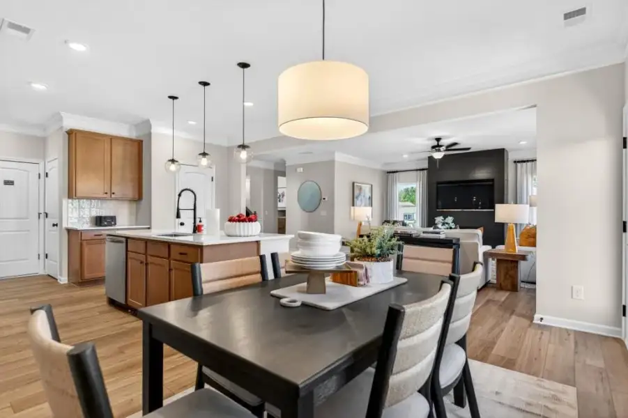 Furnished interior view inside a new home in Allen Manor, Hoschton (Image 22).