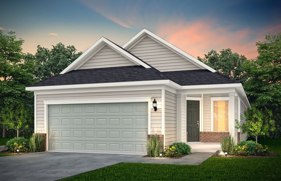 Representative exterior photo of a completed home built from the Contour by Del Webb in Del Webb at Lake Oconee, Greensboro, GA (Image 5).