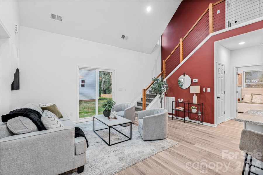 Furnished interior view inside a new home in , Cherryville (Image 8).