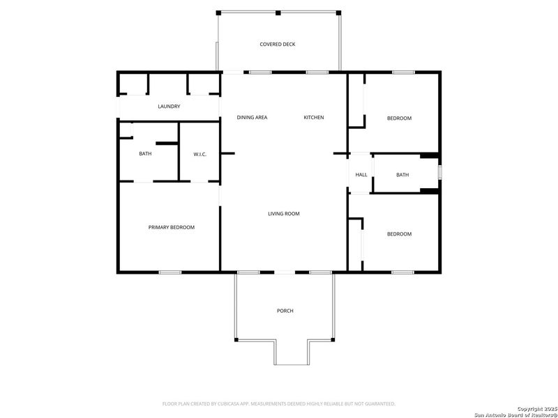 2D floor plan layout of this home in , Bandera, TX (Image 3).