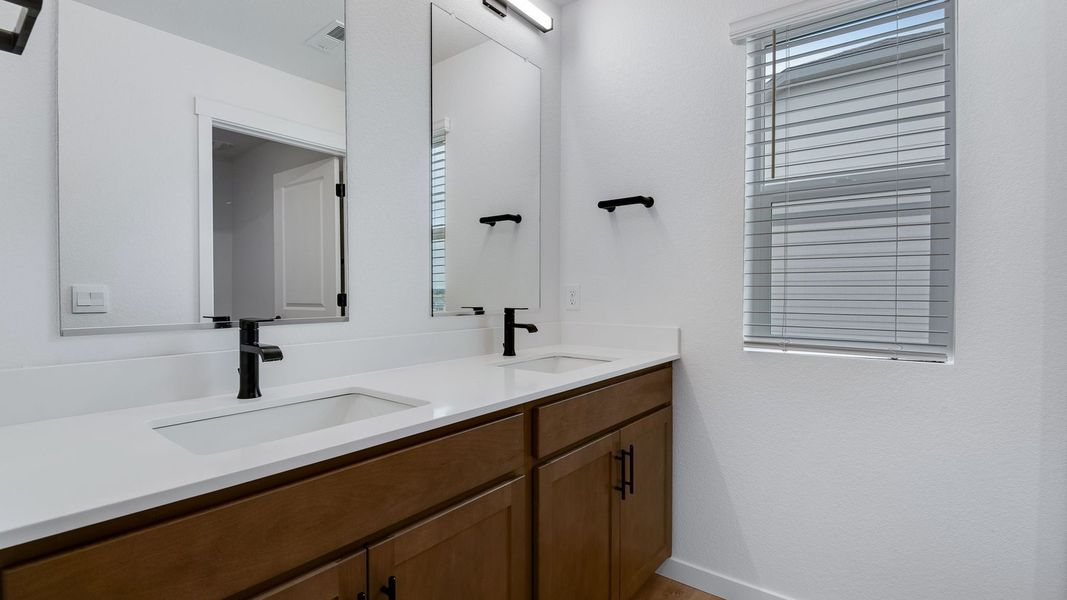Furnished interior view inside a new home in Trails at Crowfoot, Parker (Image 10).