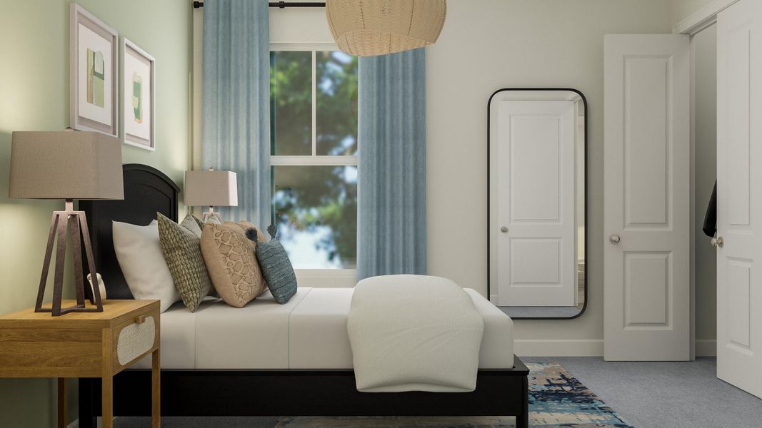Furnished interior view inside a new home in Horizons at Summers Corner | 55+, Summerville (Image 16).
