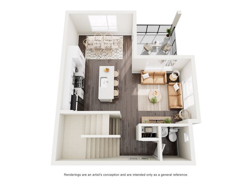 2D floor plan layout for the Conner by Lokal Homes in Lyric at RidgeGate, Lone Tree, CO (Image 4). 2D floor plan layout for the Conner by Lokal Homes in Lyric at RidgeGate, Lone Tree, CO (Image 4).