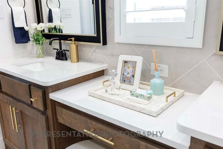 Bathroom with vanity Bathroom with vanity