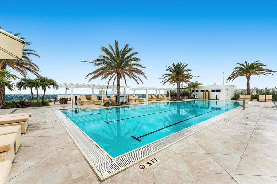 4a rooftop lap pool