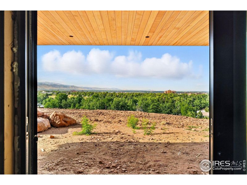 Walk-out basement views