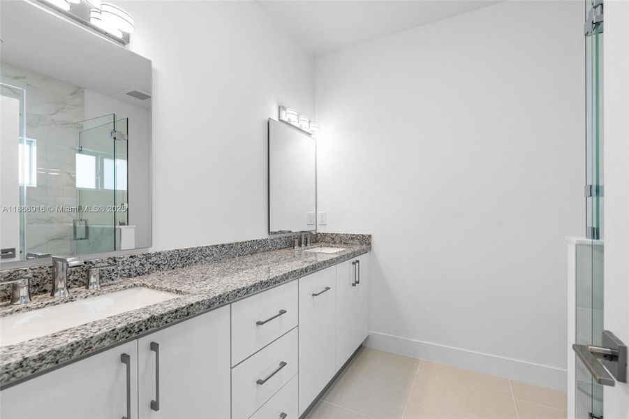 Furnished interior view inside a new home in , Miami (Image 8).