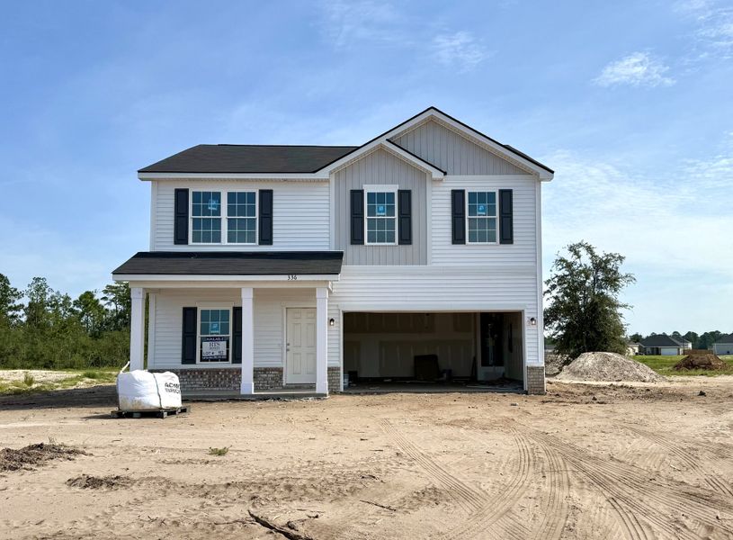 In-progress construction of a new home in The Village at Sassafras, Allenhurst, GA (Image 6). In-progress construction of a new home in The Village at Sassafras, Allenhurst, GA (Image 6).