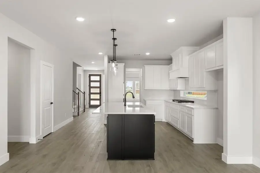 Furnished interior view inside a new home in Villages of Creekwood, Frisco (Image 5).