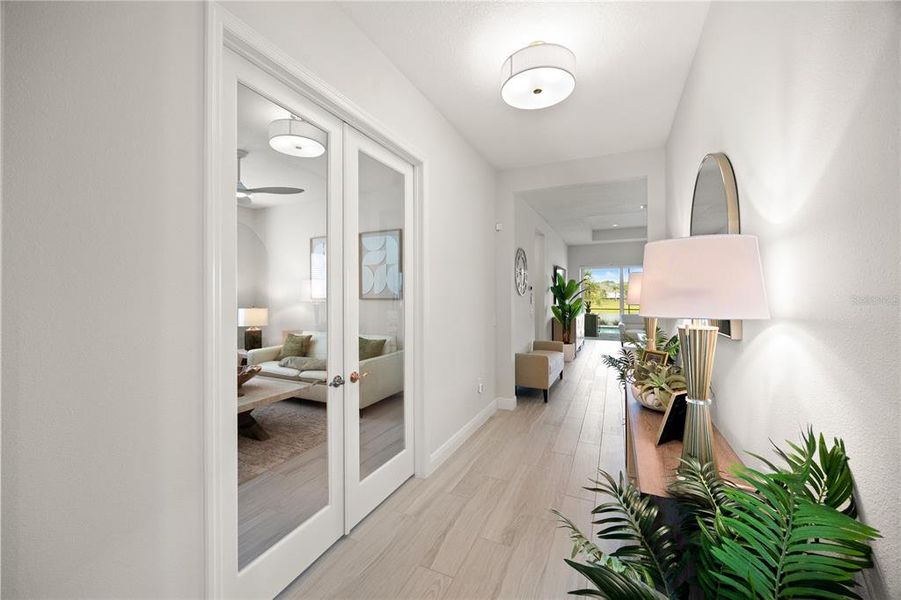 Furnished interior view inside a new home in , Sarasota (Image 32). Furnished interior view inside a new home in , Sarasota (Image 32).