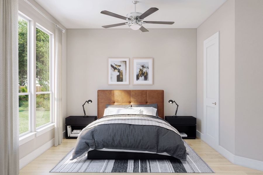 Image 15 representing the Lamesa by Tri Pointe Homes in Harvest Green, Richmond, TX.