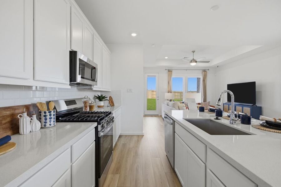 Representative furnished interior of a home built from the Juliet by Taylor Morrison in Avalon at Cypress, Cypress (Image 8).