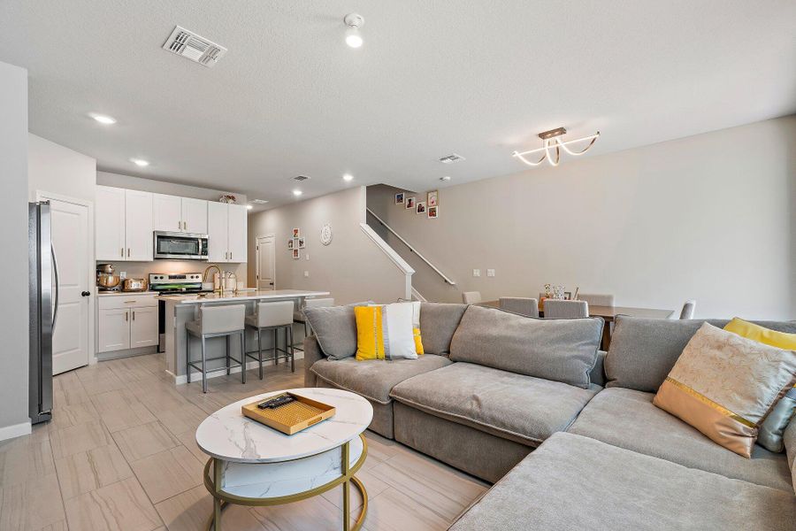 Furnished interior view inside a new home in Enclave at Mangonia Park, West Palm Beach (Image 9).