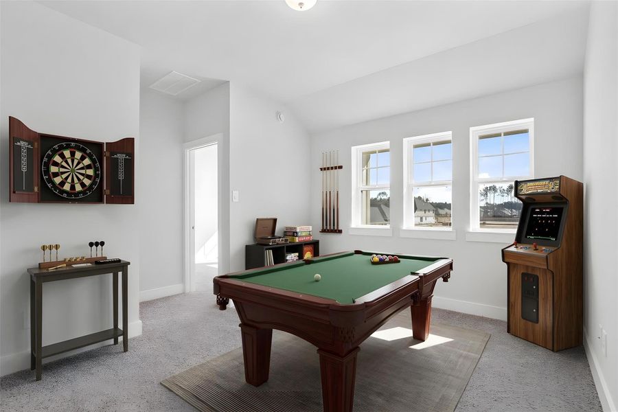 Ascend to this versatile second-floor loft, a bright and inviting space defined by its expansive feel and abundant natural light. This open loft area offers endless possibilities—envision a cozy media room, a productive home office, a vibrant play area, or a quiet reading nook—adapting easily to the buyer's needs. *Virtually Staged Ascend to this versatile second-floor loft, a bright and inviting space defined by its expansive feel and abundant natural light. This open loft area offers endless possibilities—envision a cozy media room, a productive home office, a vibrant play area, or a quiet reading nook—adapting easily to the buyer's needs. *Virtually Staged