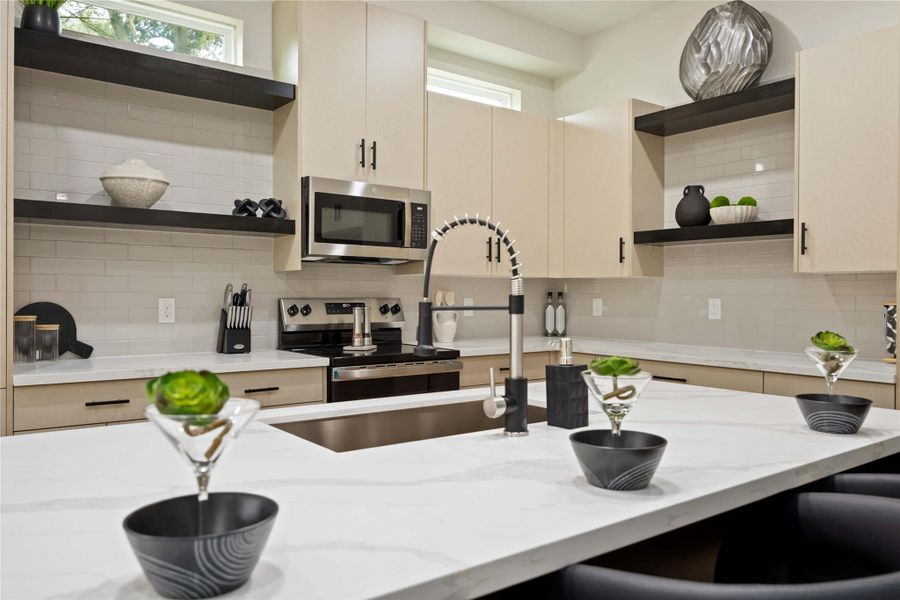 Close-up of interior finishes inside a home in , Houston (Image 19).