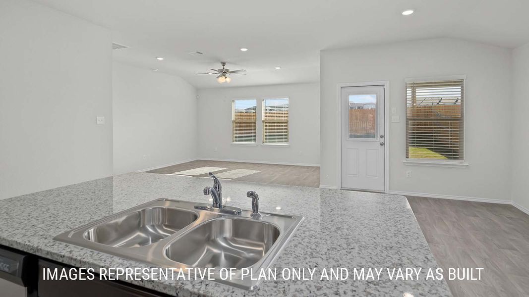 Representative furnished interior of a home built from the Texas Cali by D.R. Horton in Mitchell Farm, Killeen (Image 7).