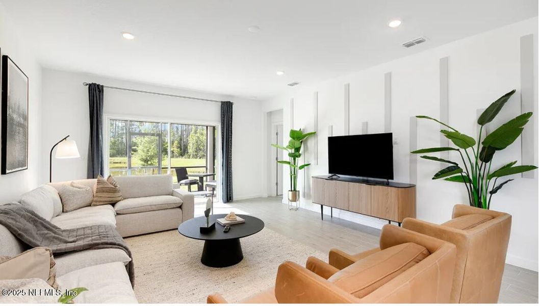 Furnished interior view inside a new home in Granary Park: Granary Park 50s, Green Cove Springs (Image 6). Furnished interior view inside a new home in Granary Park: Granary Park 50s, Green Cove Springs (Image 6).