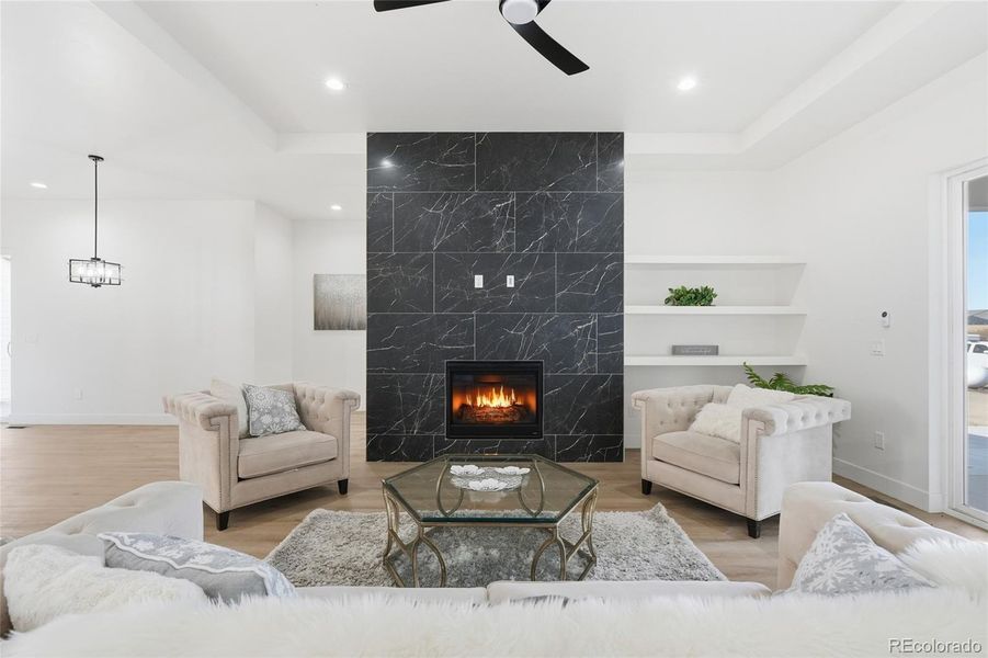 Furnished interior view inside a new home in , Keenesburg (Image 16).