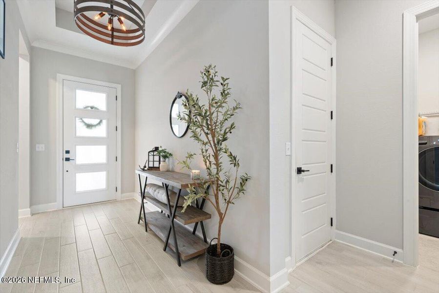 Furnished interior view inside a new home in Middlebourne 50', St. Johns (Image 26).