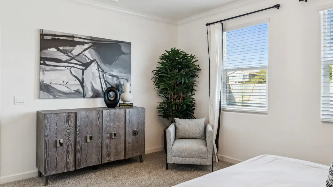 Furnished interior view inside a new home in Desert Moon Estates, Buckeye (Image 15).