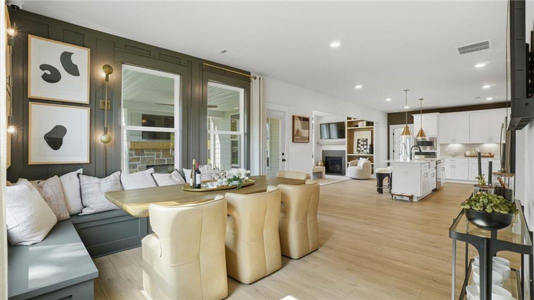 Furnished interior view inside a new home in Brighton, Locust Grove (Image 42).