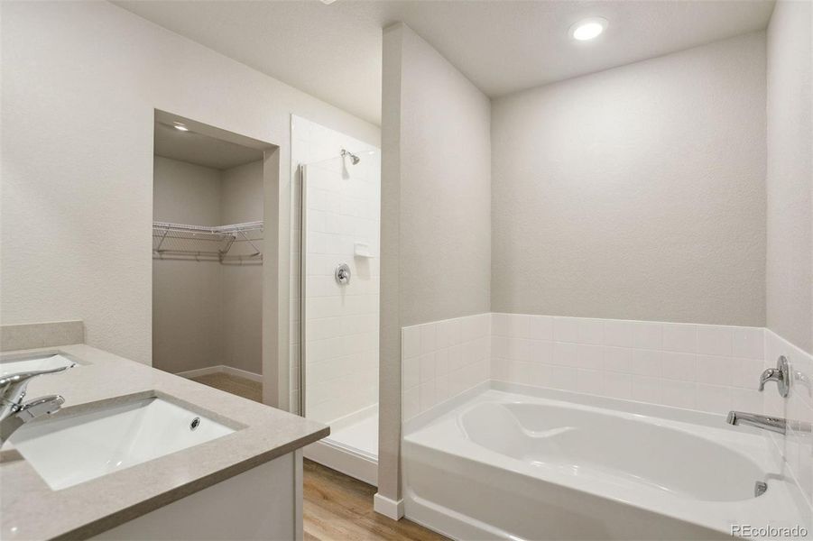 Furnished interior view inside a new home in Bennett Ranch, Bennett (Image 3). Furnished interior view inside a new home in Bennett Ranch, Bennett (Image 3).