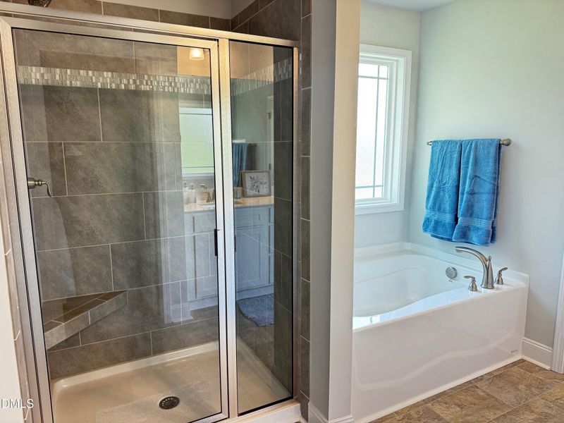 Furnished interior view inside a new home in Falls of the Cape, Lillington (Image 6).