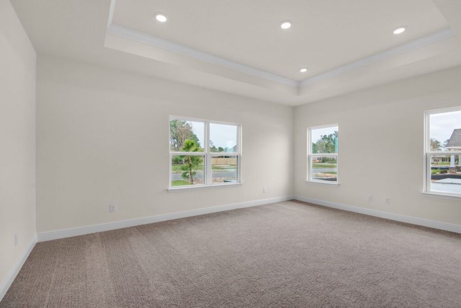 Representative unfurnished interior of a home built from the Walton by Holiday Builders in Yellow River Ranch, Milton (Image 9).