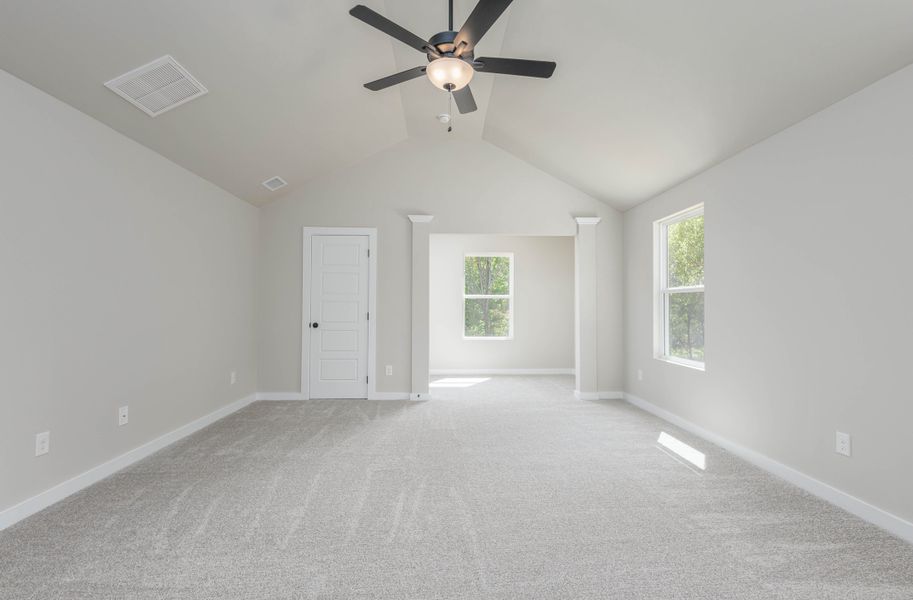 Representative unfurnished interior of a home built from the Hickory w/ Bonus Rm by Nason Homes in Woodland Farms, Dickson (Image 31). Representative unfurnished interior of a home built from the Hickory w/ Bonus Rm by Nason Homes in Woodland Farms, Dickson (Image 31).