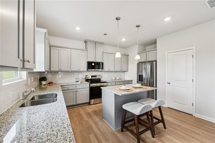 Furnished interior view inside a new home in The Hills at Cedar Creek, Winder (Image 16).