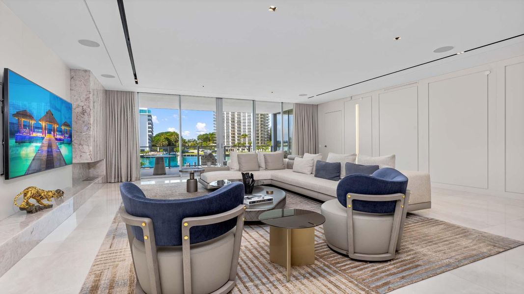 Furnished interior view inside a new home in , Boca Raton (Image 17).