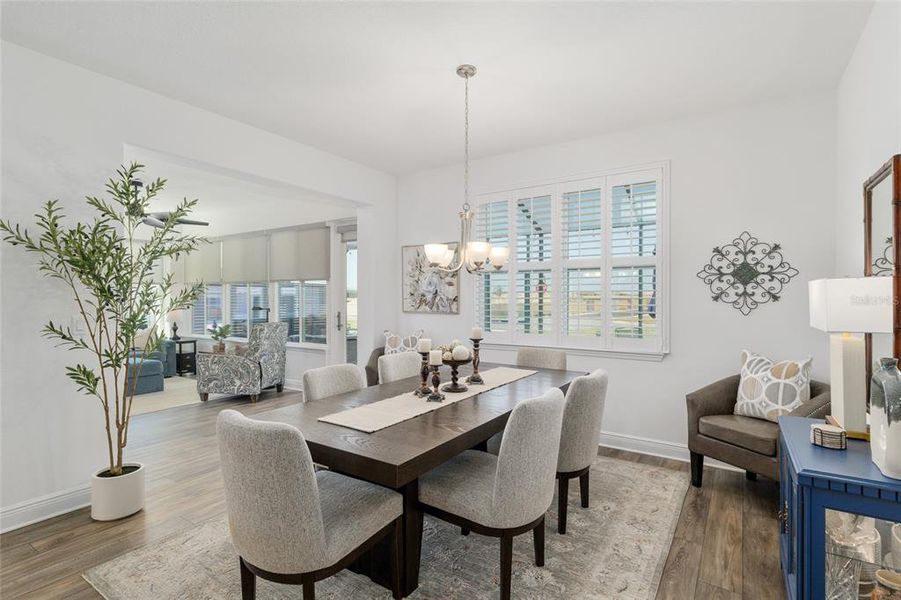 Furnished interior view inside a new home in , Ocala (Image 59). Furnished interior view inside a new home in , Ocala (Image 59).