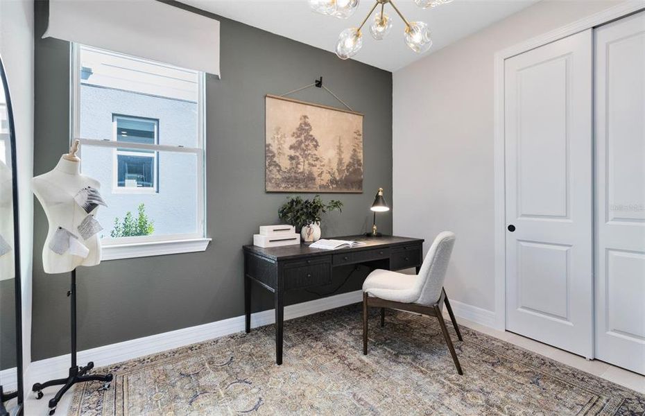 Furnished interior view inside a new home in Parkside Trails, Clermont (Image 22). Furnished interior view inside a new home in Parkside Trails, Clermont (Image 22).