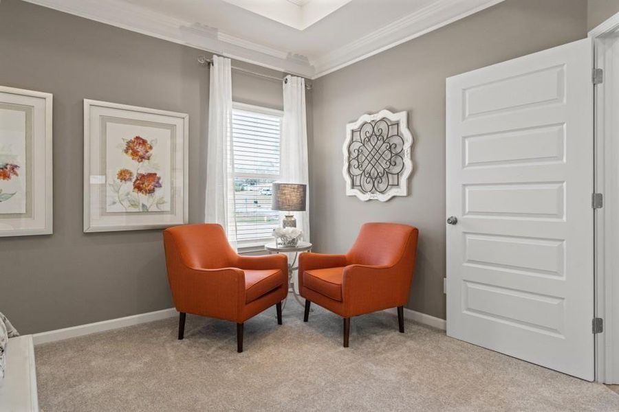 Furnished interior view inside a new home in Jones Ridge, Dallas (Image 5). Furnished interior view inside a new home in Jones Ridge, Dallas (Image 5).