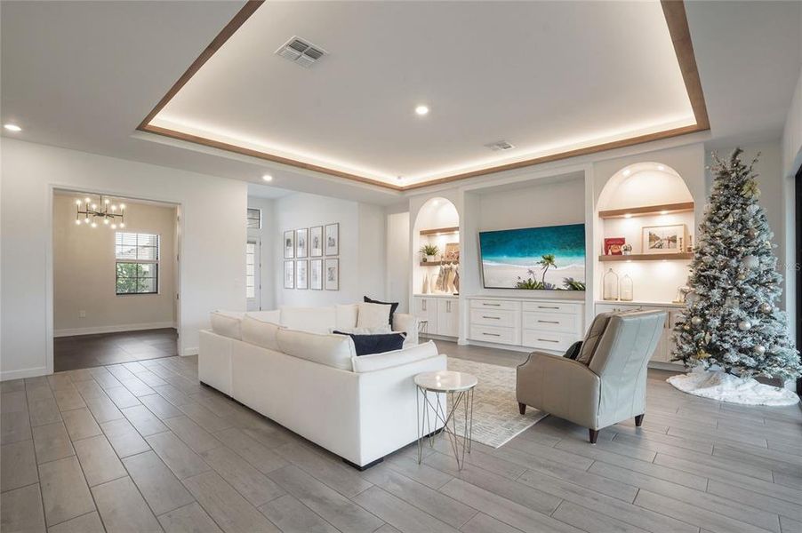 Furnished interior view inside a new home in , Lakewood Ranch (Image 10). Furnished interior view inside a new home in , Lakewood Ranch (Image 10).