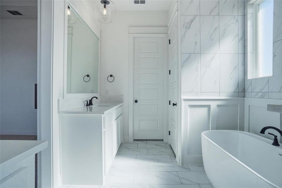 Furnished interior view inside a new home in , Godley (Image 13).