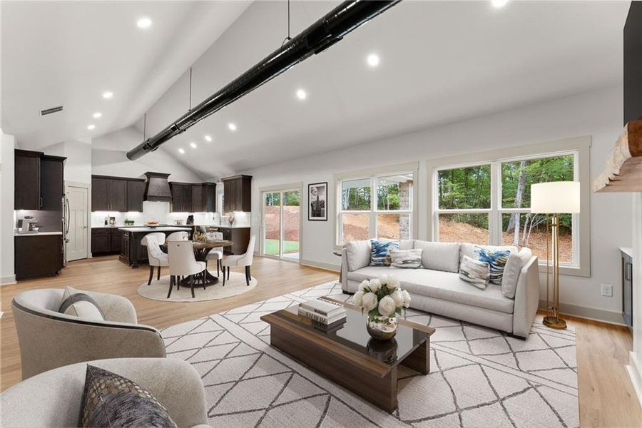 Furnished interior view inside a new home in , Baldwin (Image 11).