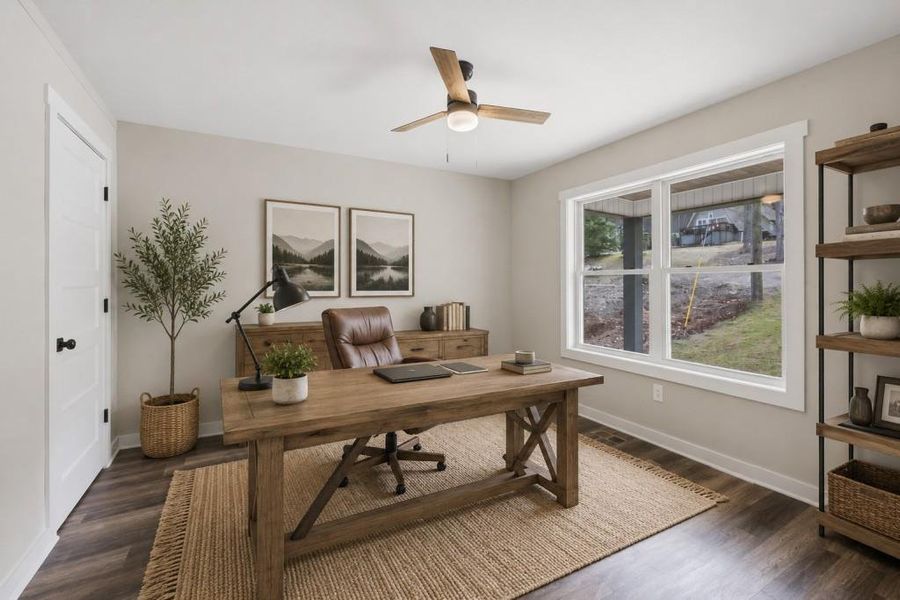 Furnished interior view inside a new home in , Lavonia (Image 5).