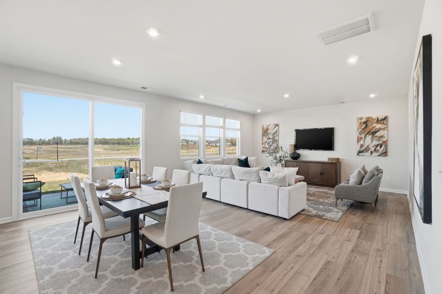 Furnished interior view inside a new home in Waxhaw Landing, Monroe (Image 9). Furnished interior view inside a new home in Waxhaw Landing, Monroe (Image 9).