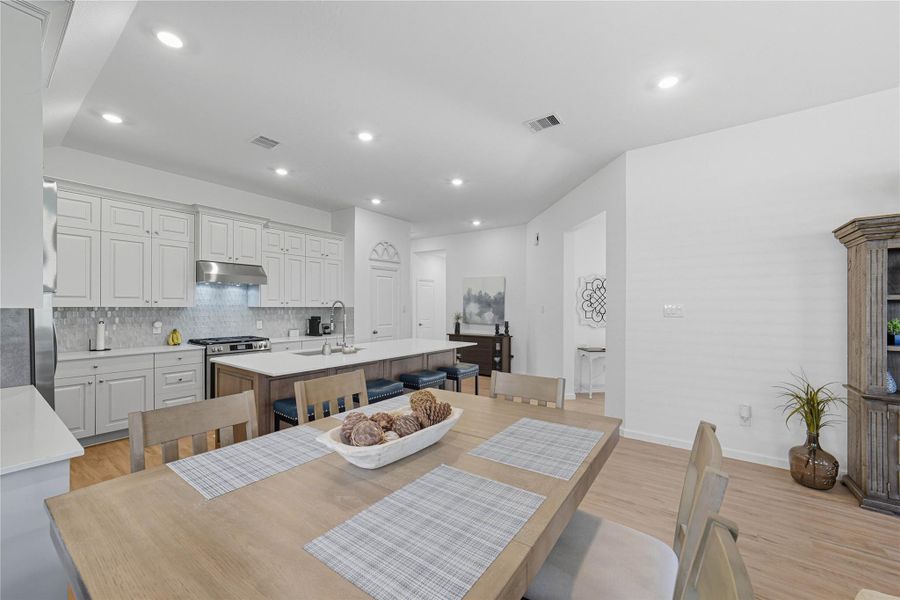 One last look at the kitchen from the breakfast area. One last look at the kitchen from the breakfast area.